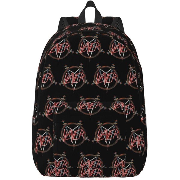 Plecak Slayers Logo Plecak Jednodniowy DużA Pojemność Plecak Dla Dzieci Torba Szkolna Torby Na Ramię Dla MężCzyzn Kobiet 30X14X40 Cm Black-image