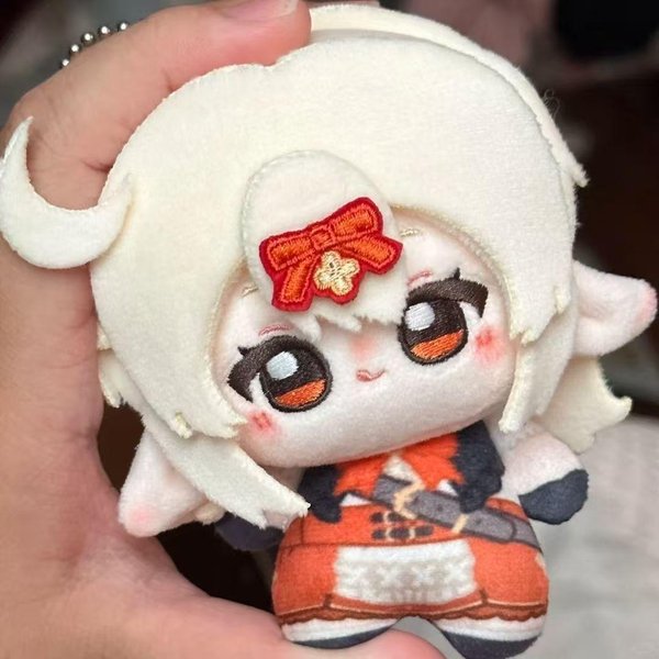Genshin Impact Klee MuñEco De AlgodóN Mini De 10 Cm Personaje Original Del Juego Colgante De Peluche Llavero Colgante Para Mochila De Fans Coleccionable Regalo 10Cm White-image