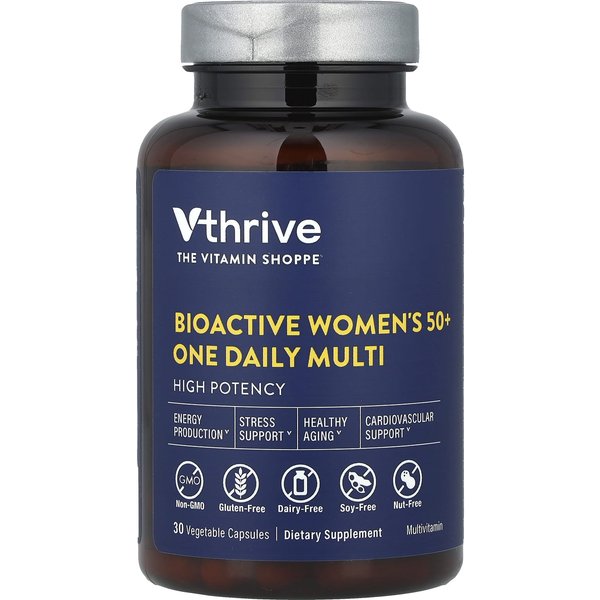 Vthrive, MultivitamíNico Bioactivo Diario Para Mujeres Mayores De 50 AñOs, 30 CáPsulas Vegetales-image