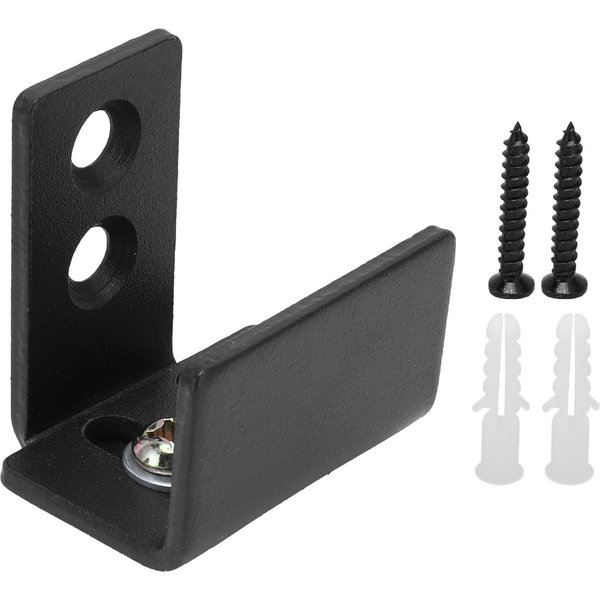 Kit De GuíA De Piso Para Puerta De Granero, Herrajes De GuíA Inferior Para Puerta Corrediza Ranurada De Acero Al Carbono-image