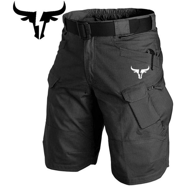 MęSkie AmerykańSkie Taktyczne Spodnie Slim-Fit Szorty Robocze Outdoorowe Letnie Szorty Treningowe Bez Paska S-image