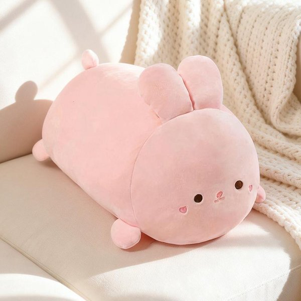 48 Cm Urocza Gruba ZwierząTko DłUgie Pluszowe Poduszka Kawaii ZwierząTko Pluszowa Zabawka MięKki Kot Wypchana Lalka Zabawka Dekoracja Domu Na Prezent Dla Przyjaciół 48Cm-image