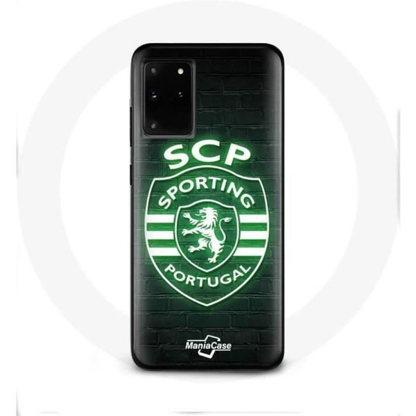 Coque Samsung Galaxy S11 Plus Scp Sporting Portugal Lumineux Fond Noir Negro-image