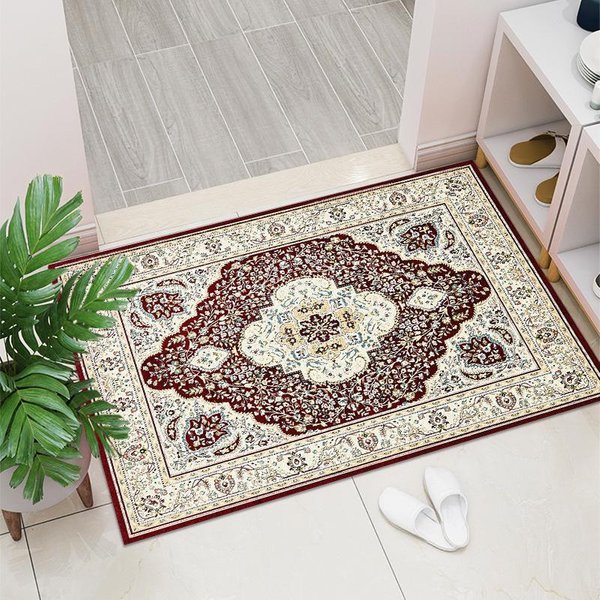 Boho Dywanik ŁAzienkowy ChłOnny Wodę Mata PodłOgowa Do ŁAzienki, Salonu, Sypialni, Drzwi WejśCiowych, Dekoracja Domu 60X90CM (2X2.95FT-image