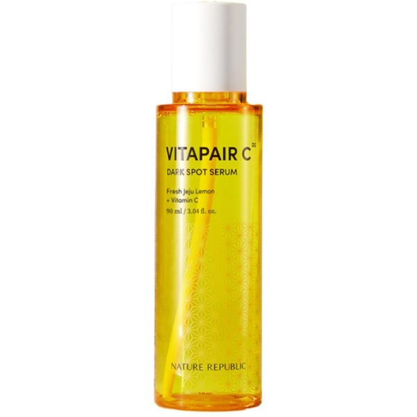 Nature Republic Vitapair C Serum Na Przebarwienia 90Ml Rozmiar Jumbo RozjaśNiająCa Esencja Z Witaminą C Na Przebarwienia I Teksturę SkóRy Yellow-image