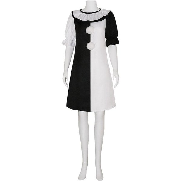 Terrifier Art Clown Joker Kostium Cosplay MęSki Kombinezon Damski Odgrywanie RóL Przebranie Sukienka Garnitur Halloween Karnawał Impreza S-image