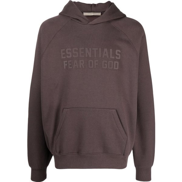 MęSka Bluza Z Kapturem Fear Of God Essentials Hoodie 'ŚLiwkowy' L-image