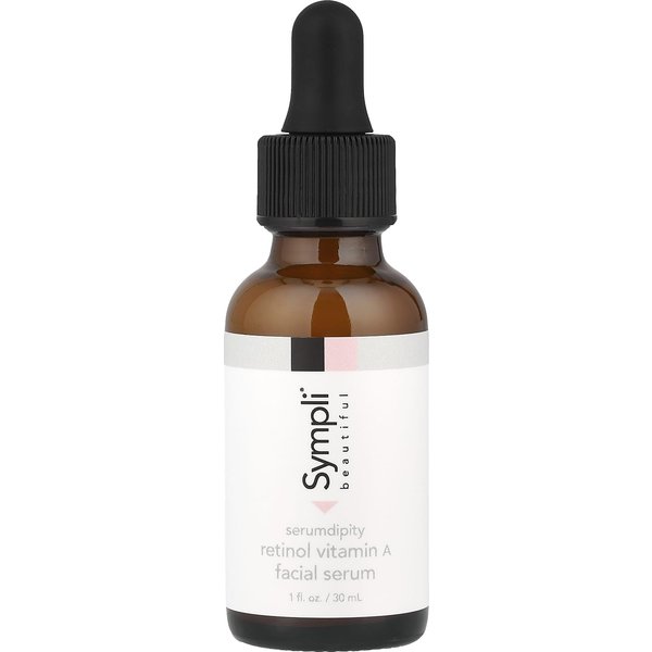 Sympli Beautiful, Serumdipity, Retinol Vitamin A Facial Serum, 1 Fl Oz (30 Ml) Brown-image
