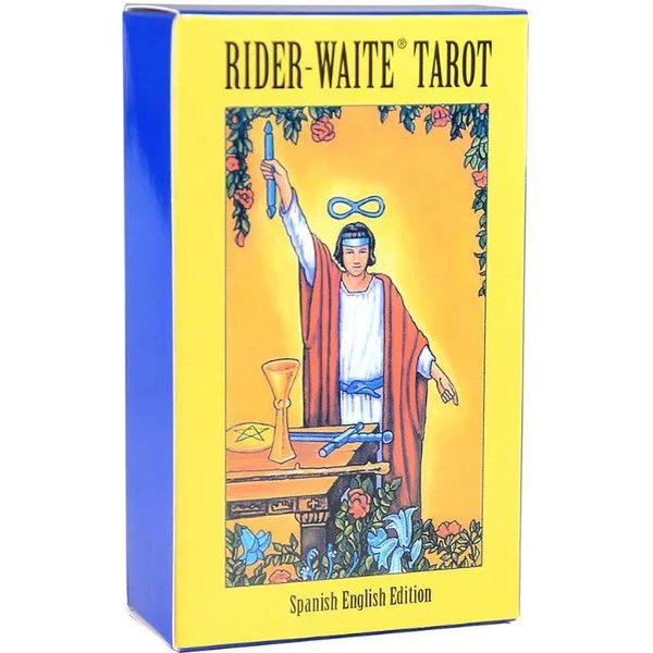 CláSico El Jinete Carta Del Tarot VersióN Inglesa/EspañOla PrediccióN DivinacióN Juego De Mesa Juegos NavideñOs Waite Tarot Deck Folleto Juguete-image
