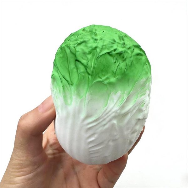 Squishy Symulowana Kapusta Zabawka Do ŚCiskania OdstresowująCa MięKka Guma Zabawka Fidget RozłAdowująCa NapięCie Realistyczny KształT Warzywa Zabawka OdstresowująCa-image