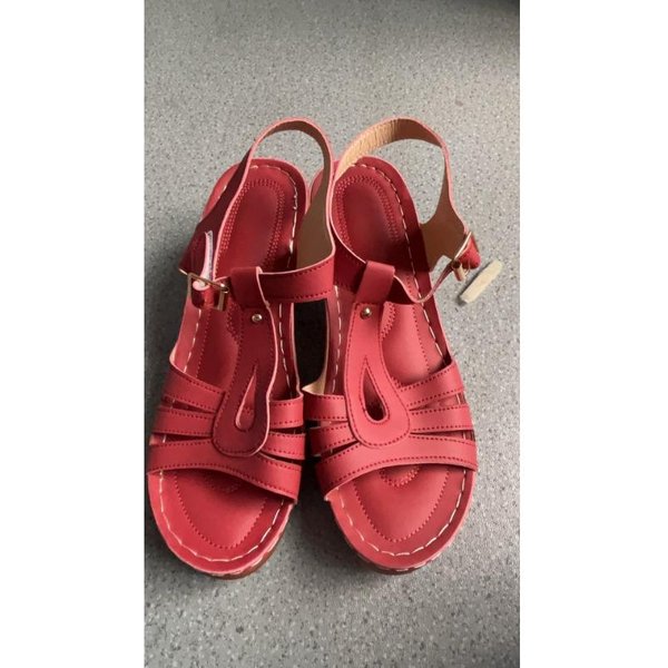 SandałY, Buty Damskie, Buty Z Odkrytymi Palcami, Grube Obcasy, Paski Z Prostą Klamrą, Wysokie Obcasy, SandałY 42-image