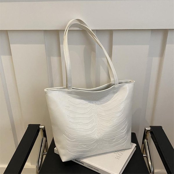 Bolso De Gran Capacidad Para Mujer, Nuevo Bolso De Hombro De Cuero Suave, Estilo Retro, Para Ir Al Trabajo.-image