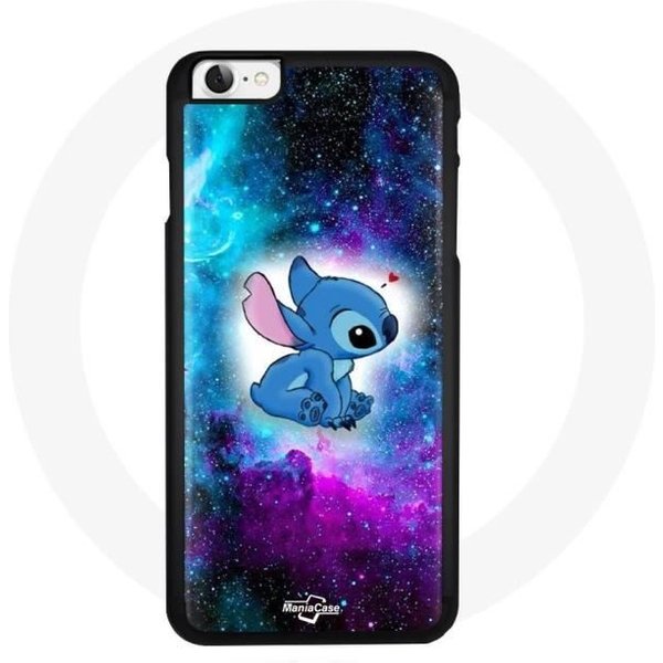 Coque Pour Iphone 8 - Maniacase - Stitch Ohana - Souple - Coloré - Mixte-image