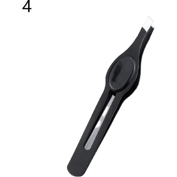 Pinzas Profesionales De Acero Inoxidable Para Cejas Extractor De Pelos Finos Belleza Facial Pinzas Inclinadas Para Cejas Herramienta De EliminacióN De Maquillaje-image