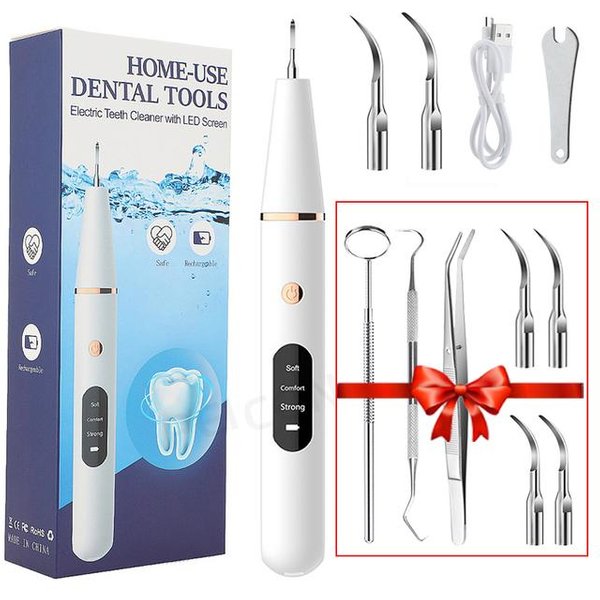 Limpiador SóNico Para Raspar, Eliminar Sarro, Blanqueador Dental, Dispositivo Eliminador, Limpiador De Dientes SóNico Ultra EléCtrico-image