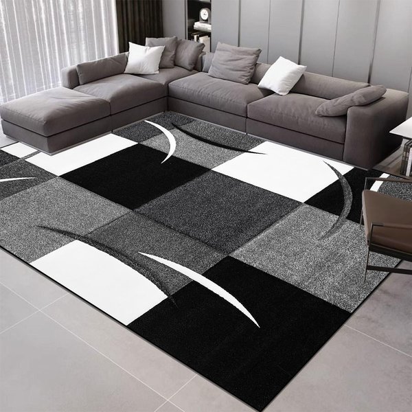 DecoracióN GeoméTrica Alfombras NóRdicas Sala De Estar ÁRea De Sofá Alfombras DecoracióN Hogar Dormitorio Alfombra De Lujo HabitacióN Pasillo Alfombra Suave Grande Para Piso 60*90Cm-image