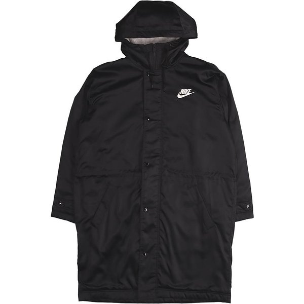 Chaquetas Acolchadas Nike Para Hombre Negras Con Capucha Moderadas L-image