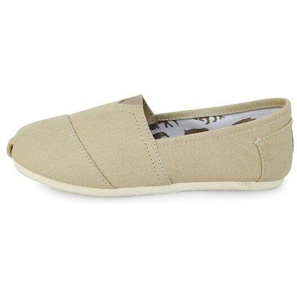 Unisex Klasyczne Wygodne PłóCienne Buty Wiosenno-Letnie Wysokiej JakośCi Na Co Dzień OddychająCe PłAskie Buty MęSkie PłóCienne Buty 43 Beige-image