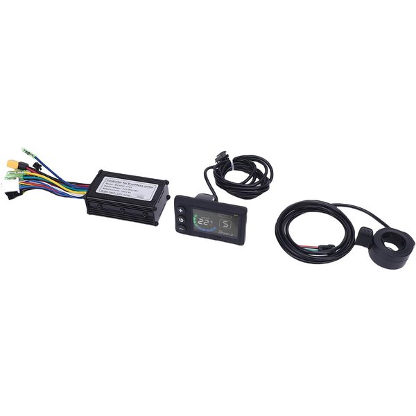 Zestaw Instrumentu LCD I Kontrolera 36V 48V 15A Kontroler 3-Trybowy Z WyśWietlaczem LCD Manetka 130X Black-image