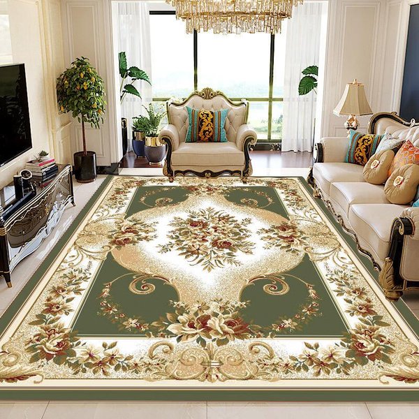 Alfombras De Estilo NóRdico DecoracióN Para Sala De Estar Hogar Alfombra De ÁRea Grande Para Dormitorio Antideslizante Personalizable Felpudos Para Vestidor Lavable 180*250Cm-image