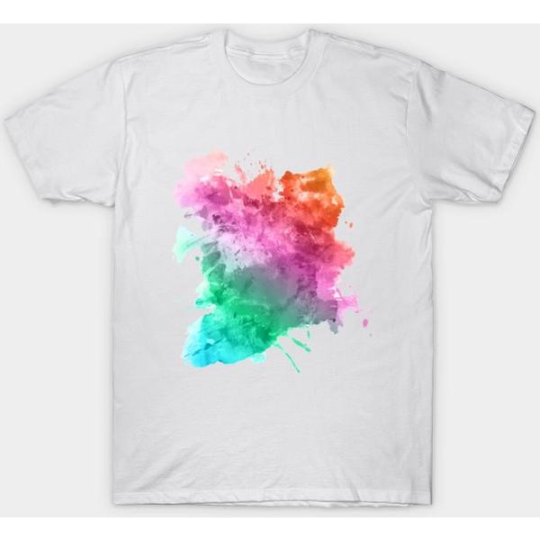 Camiseta Mujer Colores Estampado Harajuku Kawaii Camiseta Verano Manga Corta Camiseta Mujer Top 4XL Blanco-image