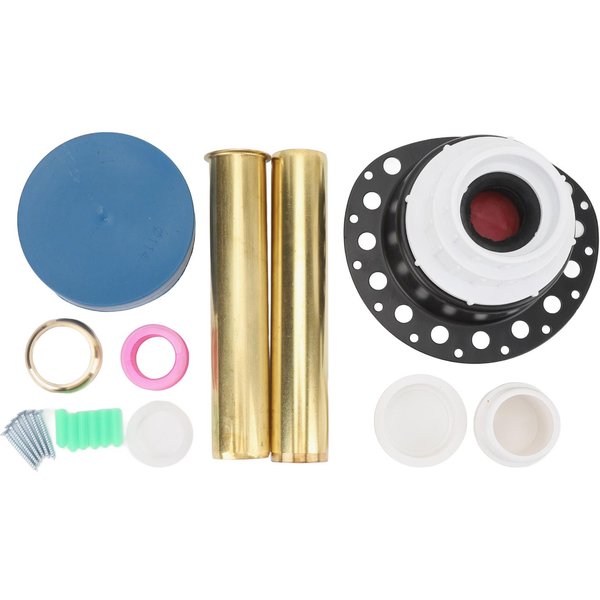 Kit De InstalacióN Empotrada Para DesagüE De BañEra Independiente Kit De DesagüE Para BañEra Con Adaptador De ABS Y Tubo De LatóN Para Beige-image