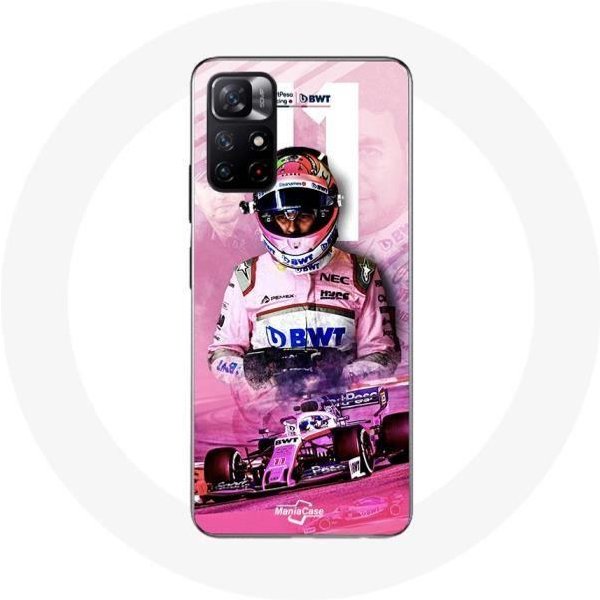 Funda - Maniacase - Xiaomi Redmi Note 11S 5G - FóRmula 1 - Sergio PéRez - Flexible Rosa Color Rosa-image