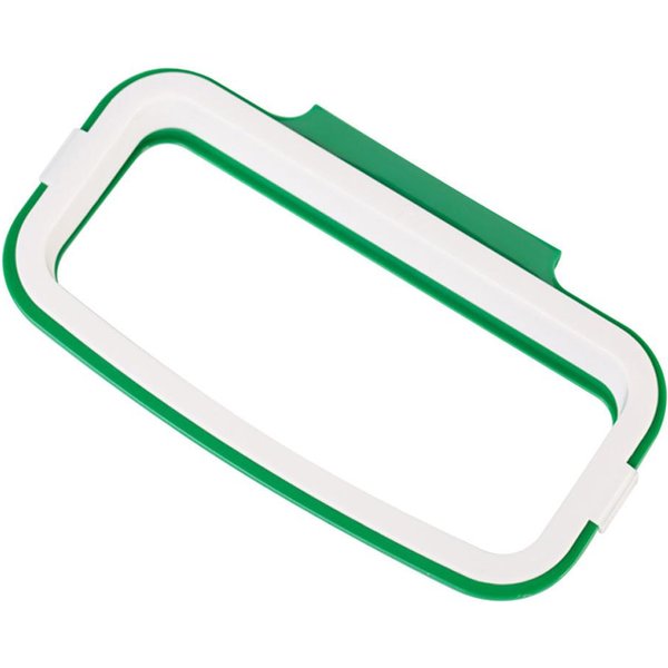 Soporte Para Bolsas De Basura, Estante Para Armario De Cocina, Accesorios, Bolsa De Basura Colgante PortáTil, Estante De Almacenamiento De Bolsas De Basura De PláStico, Almacenamiento De Basura Verde-image