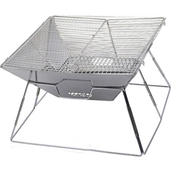 Parrilla De Barbacoa Acero Inoxidable PortáTil Plegable Camping Barbacoa De CarbóN Para Hogar Picnic Al Aire Libre-image