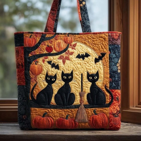 Nueva Serie De Gatos Estampado Digital Moda Popular Bolso Tote Bolso Tote Acolchado Para Hombro Bolso De Mano Duradero Casual Para Viajes Compras Viaje Diario 34X40X10Cm Brown-image