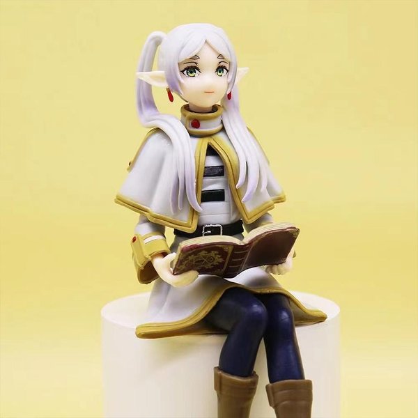 15 CM Anime Sousou No Fern Figurka Korek Do Makaronu Frieren Poza KońCem PodróżY Model Frieren Zabawka Prezent Kolekcja Figurka Akcji White-image