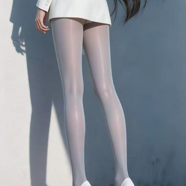 Kalesony Damskie 8D Legginsy Olejowe BłYszcząCe Rajstopy Wysoka Elastyczność ModelująCe Bielizna One Size-image