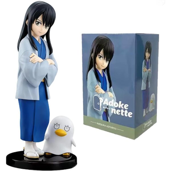 W Magazynie 14CM Figurka Anime Gintama Sakata Gintoki Katsura Kotarou Model Animacji Zabawki Prezenty Kolekcja Ozdoby Dekoracyjne-image