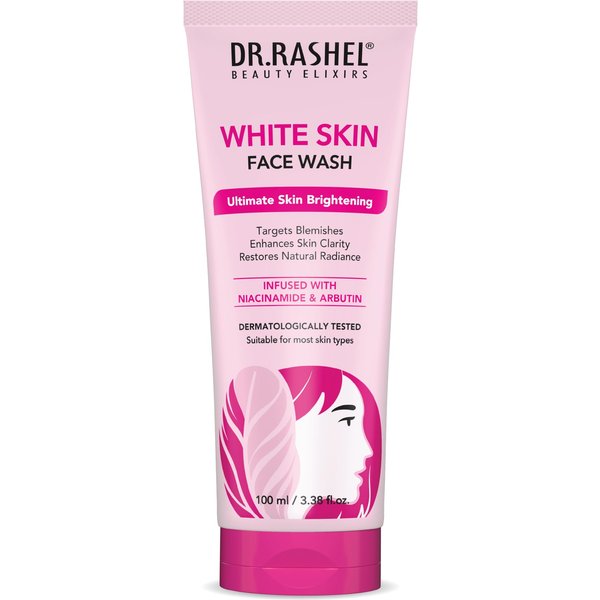 Dr.Rashel Limpiador Facial Piel Blanca Extractos Naturales Limpiador Facial Piel Blanca Limpieza Profunda Y Aclarado De La Piel Para Piel Grasa Y Seca -100 ML-image
