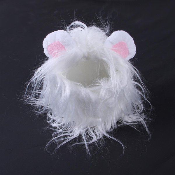 Kostium Lwa Dla Kota Na Halloween Kostium Lwa Kostium Cosplay Kota Przebranie Kapelusz Dla ZwierzęCia Dla MałYch KotóW I KociąT Dekoracja Na Imprezę Hurt S-image