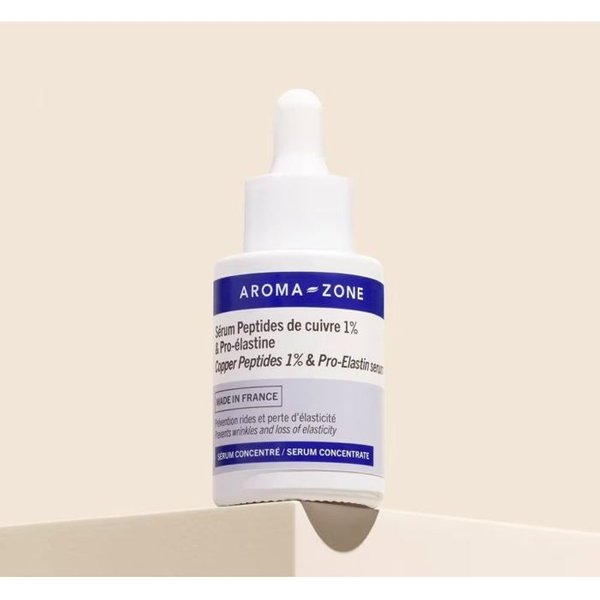 Aroma-Zone Serum Do Twarzy UjęDrniająCe Przeciwstarzeniowe Peptydy Miedzi & Pro-Elastyna 30Ml-image