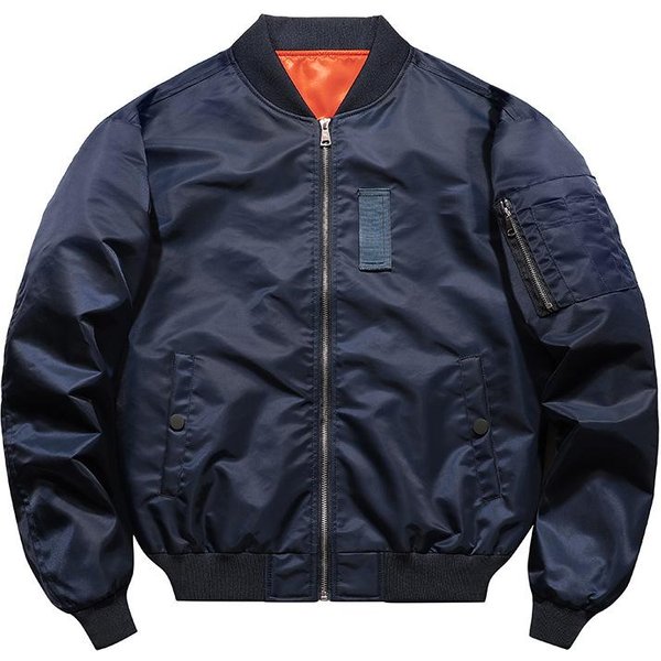 Chaqueta Bomber Retro Con Cuello Alto, Chaqueta De BéIsbol Informal Holgada Para Primavera Y OtoñO 4XL Gray-image
