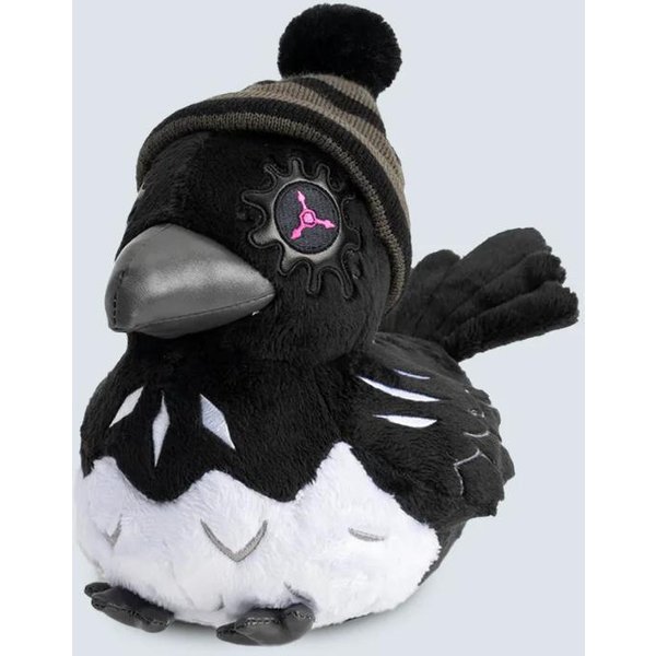 ZabóJcze Drony Uzi Wrona Pluszowa Zabawka 25 Cm Urocza Czarna Wrona Wypchana Lalka MięKka Pluszowa Anime Dla FanóW Prezent Na Urodziny BożE Narodzenie WystróJ Domu-image