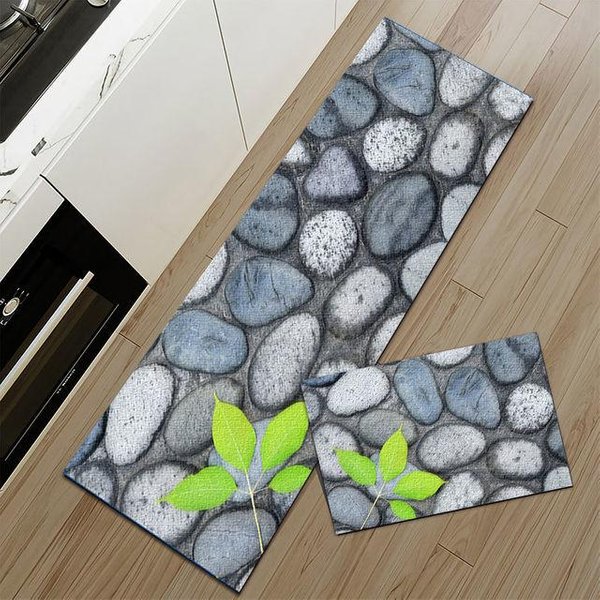 Mata Kuchenna Wycieraczka WejśCiowa Do Domu Korytarz Balkon WystróJ Przedpokoju Dywan Na PodłOgę Sypialnia Salon AntypośLizgowe DłUgie Dywaniki 40Cmx60Cm 1Pc-image