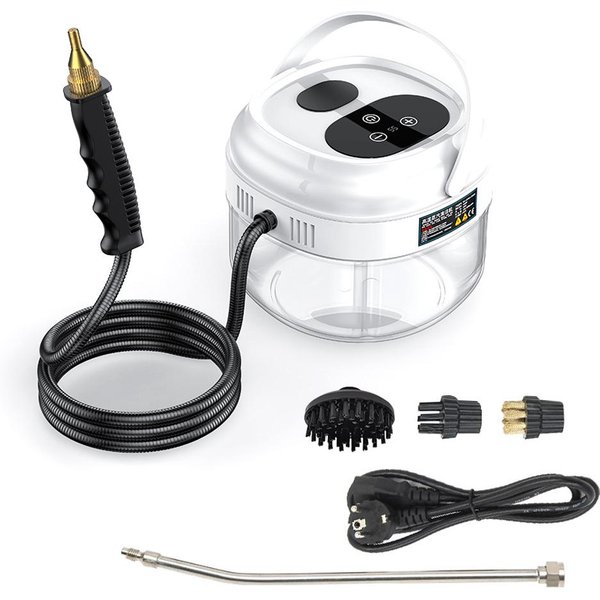 Limpiador A Vapor Para El Hogar, Cocina, Campana Extractora, Limpieza De AutomóViles, Calentamiento RáPido, Lavadora A Vapor De Alta Temperatura Us-Plug Verde Oscuro-image