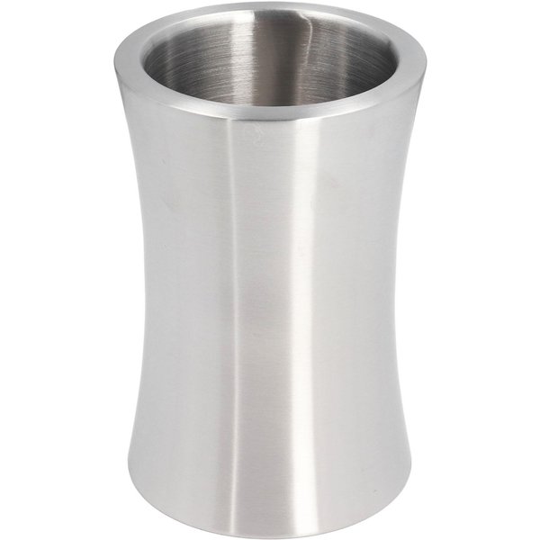 Cubitera De Vino Capacidad 2L Plata Forma Delgada Estilo ContemporáNeo Doble Acero Inoxidable Botella De Vino L(For 6.5-9Kg)-image