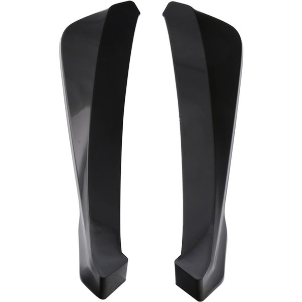 Labio Splitter Universal Para Parachoques Trasero De Coche, Aletas Laterales, Labio Spoiler De CarroceríA, Falda Protectora De MentóN, Negro Negro-image