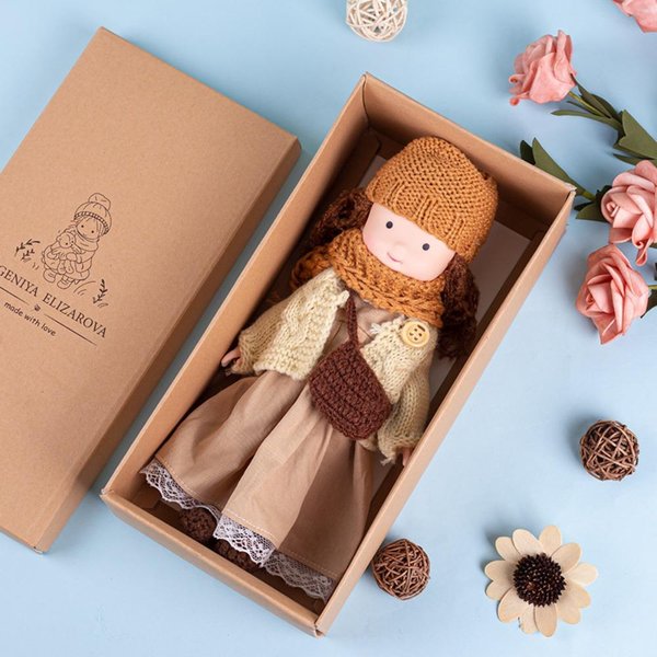 MuñEca Waldorf Nativa De Artista Peluche De Dibujos Animados Kawaii MuñEco De Peluche MuñEca Hecha A Mano Suave Y Linda Juguete Regalo Para NiñOs-image