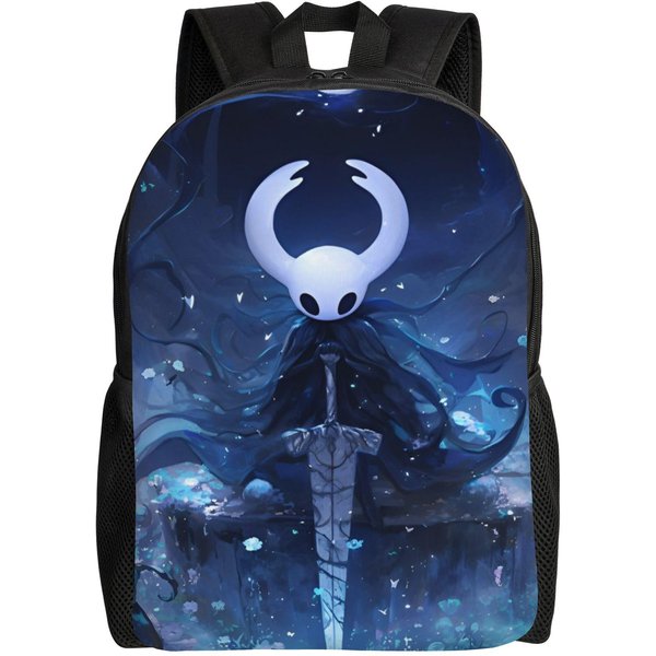 Mochila Hollow Knight Juegos Indie Para Hombres Mujeres Casual Escuela Secundaria Senderismo Viaje Mochila Diaria PortáTil Ordenador Bolsas De Lona Exterior-image
