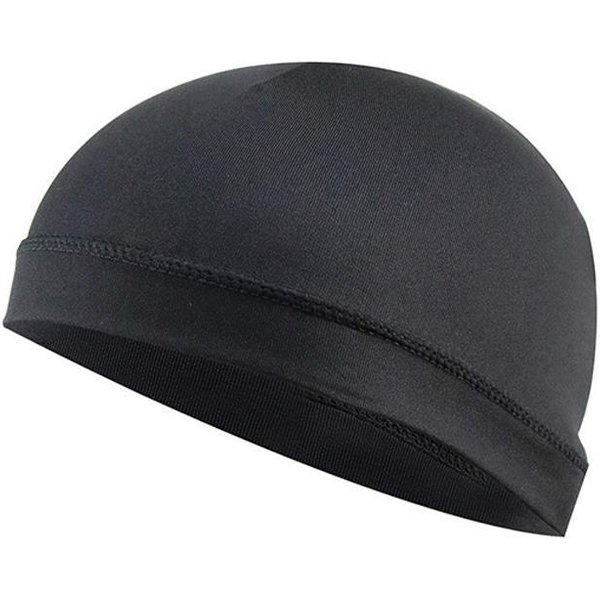 Jedwabna Czepek Do Spania Dla Kobiet Satynowy Czepek Na WłOsy Nocna Czapka Do Spania Szalik Owijka Do KręConych WłOsóW Z Paskiem WiążąCym GłAdki Jedwabny Turban Black-image