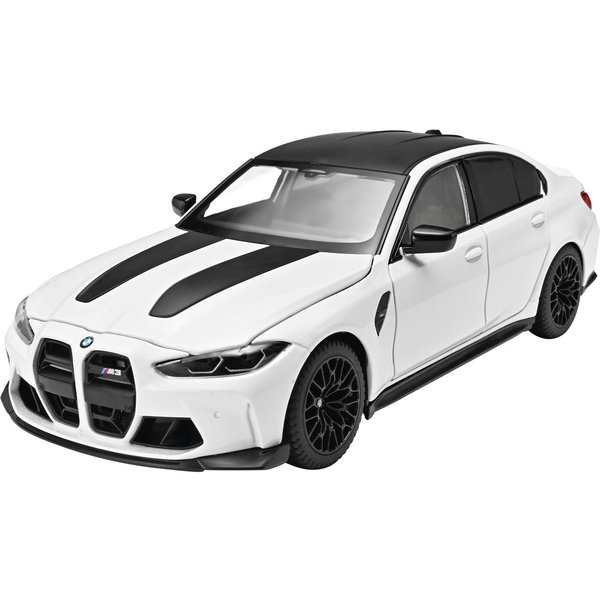 Modelo De Coche De AleacióN 1/24 BMW M3 CS LCI Con Sonido Y Luz Licencia Oficial ColeccióN Miniatura Coche Regalo Novio Aficiones Blanco-image