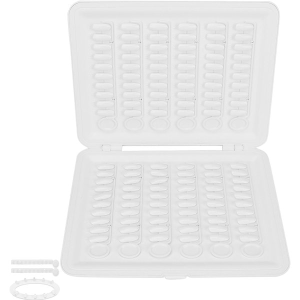 Libro De Muestra De Colores Para UñAs De 120 Colores PortáTil SalóN Juego De Tarjetas De Color Para Esmalte En Gel Para UñAs-image