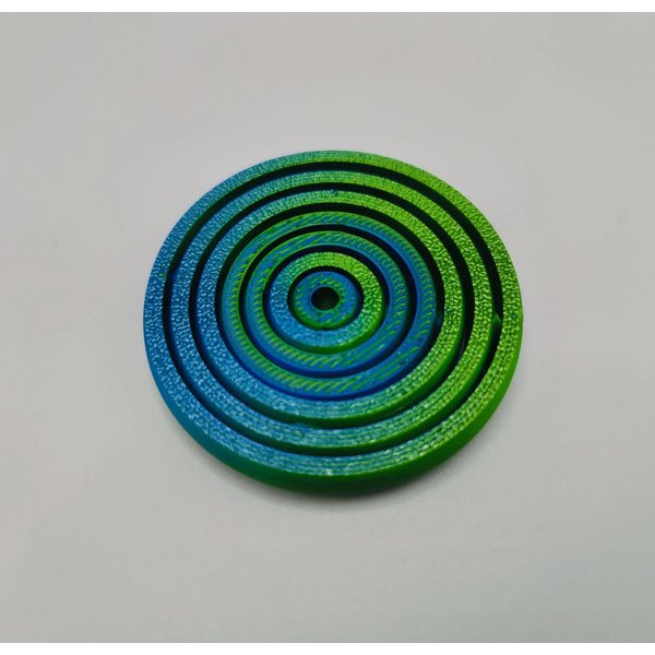 Drukowany 3D 7-PierśCieniowy Fidget Spinner ŻYroskop ObracająCy Się Grawitacyjnie Na Opuszek Palca Zabawka Do łAgodzenia LęKu I Dekompresji Dla DorosłYch Dzieci Prezenty-image