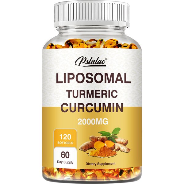 CÚRcuma DE CÚRcuma Liposomal, Extracto De MáXima Potencia Para La Salud De Las Articulaciones Y La DigestióN, 100% Puro, 2000Mg 120-image