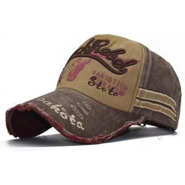 Modna BawełNiana Czapka Baseballowa Snapback Czapki Siatkowe Czapki Hip Hopowe Fajne MęSkie Czapki Damskie Outdoorowe Codzienne Kapelusze PrzeciwsłOneczne Brown-image